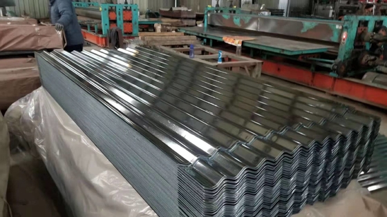 H14 1050 Corrugated Aluminum Plate Roofing 0.8mm Thickness
